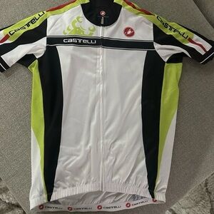 Men’s Castelli Lightweight Cycling Jersey XXL Full Zip Up